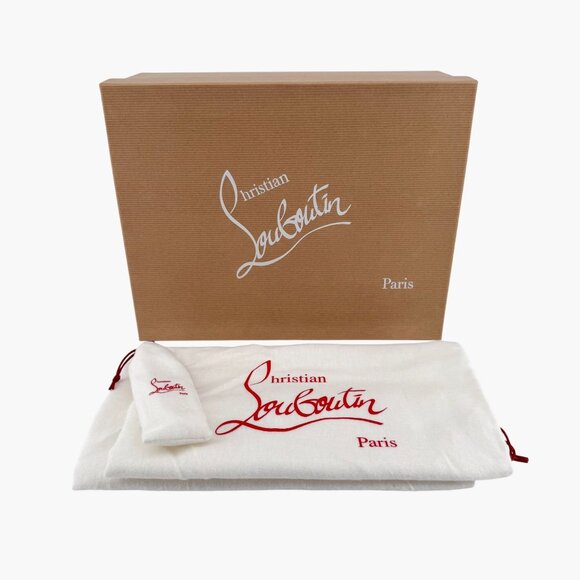 Christian Louboutin Sharkina White Mesh Red Sneakers Size 38.5 US 8.5 Women 6977 - Picture 2 of 15